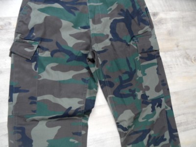 Pantalon Militaire Camouflage - Taille XS - Kaki/vert - Occasion Très Bon état - Modèle TOP ST118
