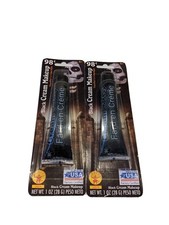2 Tubes Face Paint Black Cream Makeup Rubie's Costume 1 oz ea Total 2 oz Rubie