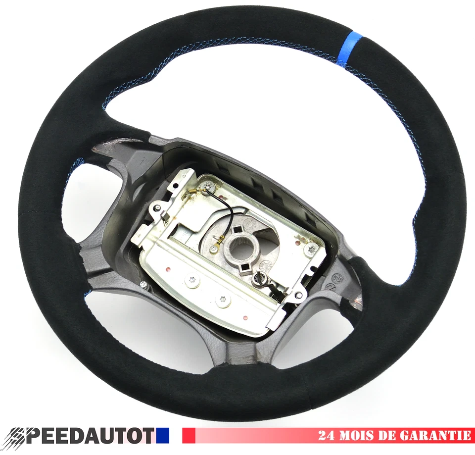 TAUSCH Alcantara Lenkrad Volvo V70 S-70 Lenkrad Alcantara  Blau Ring - Bild 3 von 4