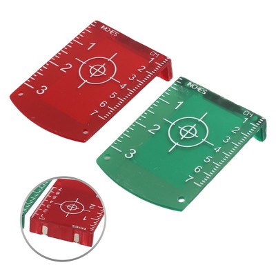 Laserzielnivellieren Zielplatte 100 * 70 Mm 2er-Set Drehen Laser-Messwerkzeuge