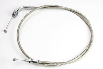 Motion Pro Armor Coat Braided Stainless Throttle Cable +8''Honda VTX1300 62-0424