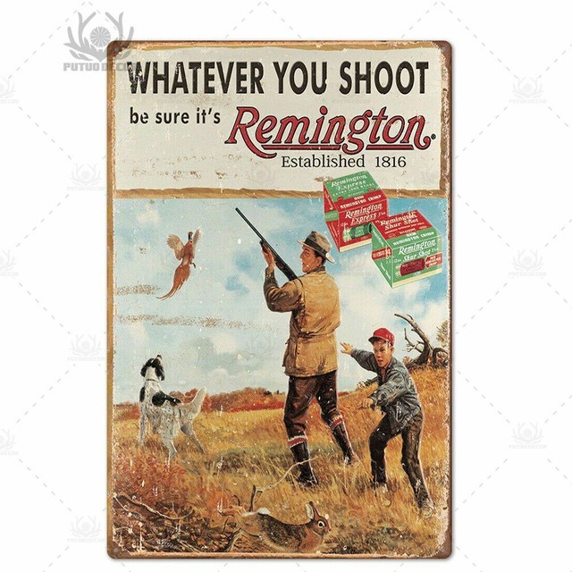 Vintage Hunting Metal Signs Poster Wall Home Garage Decoration Hunters