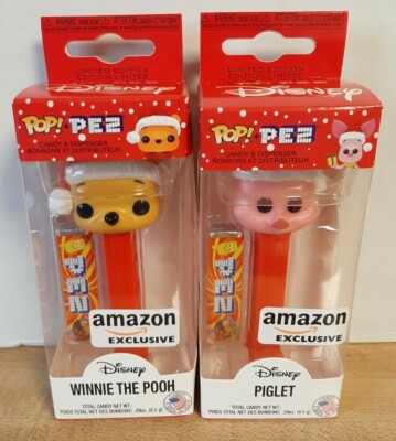 Funko Pop Pez Disney Winnie & Piglet, Amazon Exclusive (Holiday Edition)  2020 