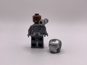 Lego Marvel War Machine Dark Bluish Gray And Silver Armor Minifigure 76006