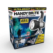 Handy Brite 2-in-1 Handheld + Hands-Free LED Work Light & Spotlight with Tripod