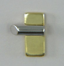 Pojedyncze kolczyki, kolczyk, fantazyjny design w dwukolorowym złocie 333/ooo