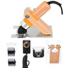 Electric Carpet Trimmer with Shearing Guide Stand Base DIY Tufting Gun Scissors