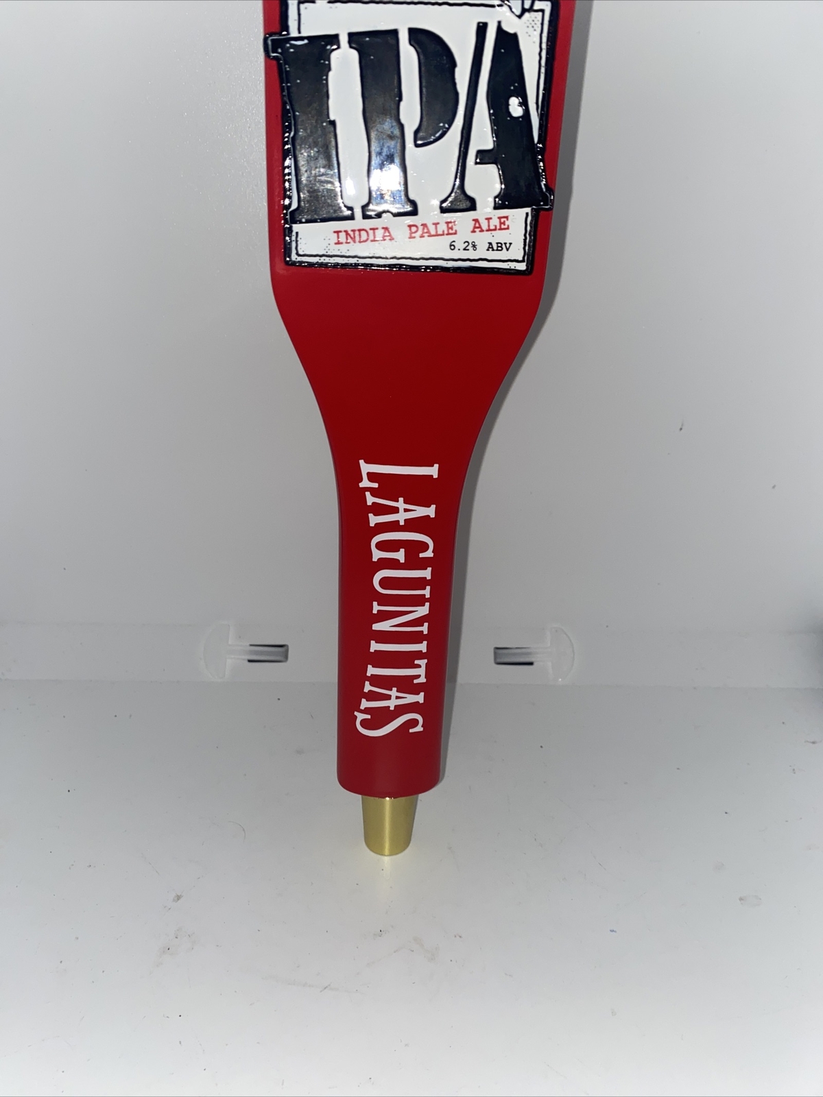 Lagunitas IPA Beer Tap Handle Red Rare Edition Dog New No Box Keg Draft eBay