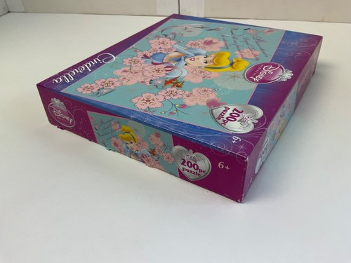 Complete ! Disney Cinderella 200 Piece Puzzle Princess 100 Flower Ball Tea Party - Picture 5 of 10