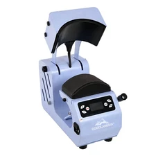 Blue Easy 2 in 1 Cap Heat Press Machine for Hats and Sublimation Projects USA