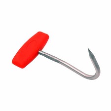 Griffhaken Handhaken  Fleischerhaken Metzgerhaken Haken INOX 11,5 cm/ 6 mm  Rot