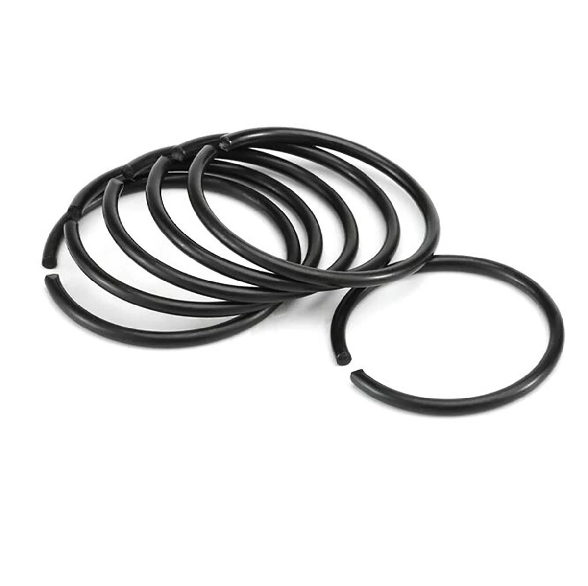 Retaining Rings Round Wire Circlip Clip for Shaft Snap Ring 70Mn Manganese  Steel