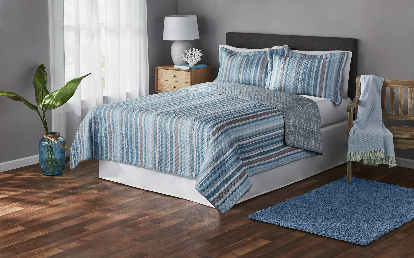 mainstays multi paisley quilt
