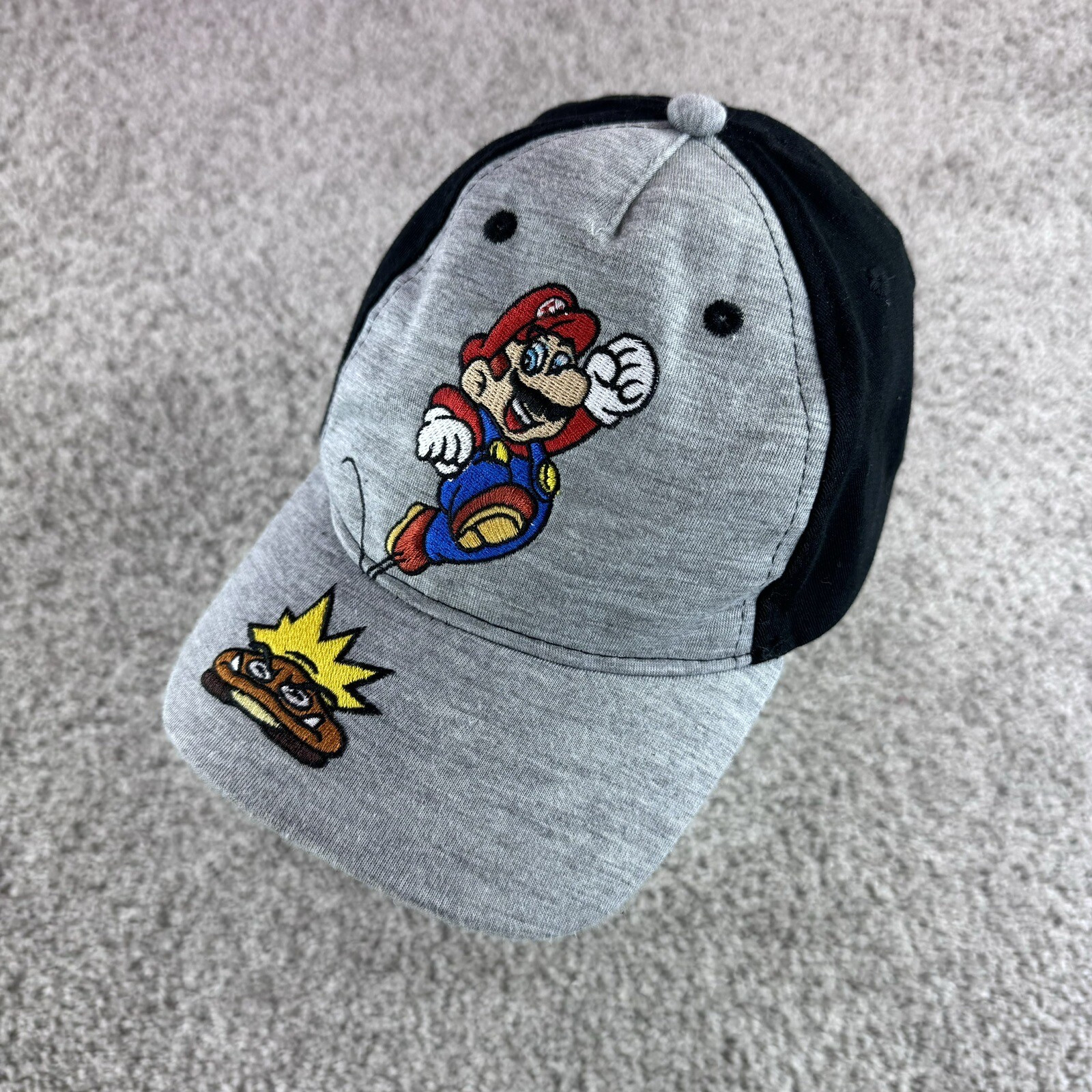 Super Mario Hat Cap Snapback Adjustable Logo Vide… - image 1
