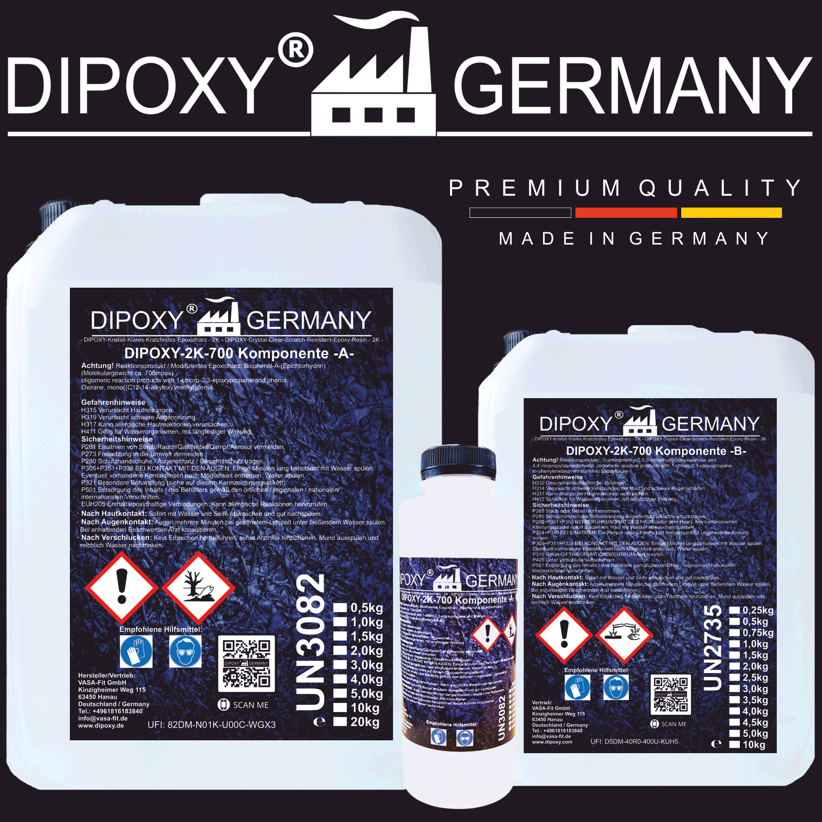 6 0kg DIPOXY2K700 Epoxy Resin and Hardener clearcast for resin art