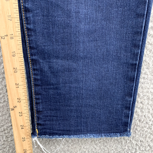 Seven 7 Jeans Women's 8 Straight Crop 90's Classic Minimalist Academia Casual - Picture 4 of 15