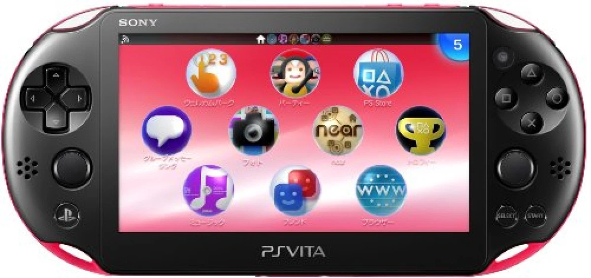 SONY PlayStation PS Vita PCH-2000 ZA15 Pink Black Console Wi-Fi model Japan