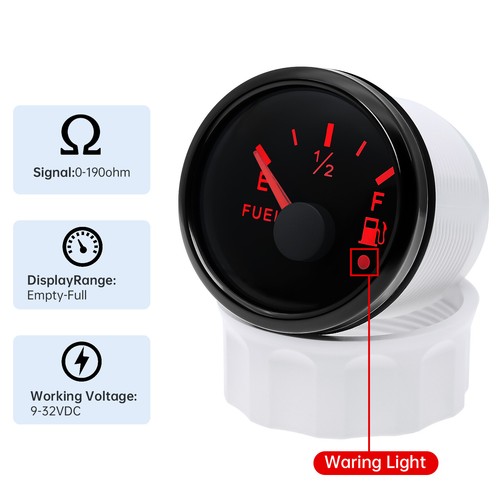 140mm Marine Boat Fuel Sending Unit 52mm Water Tank Level Gauge Sensor 0-190ohms - Picture 7 of 17
