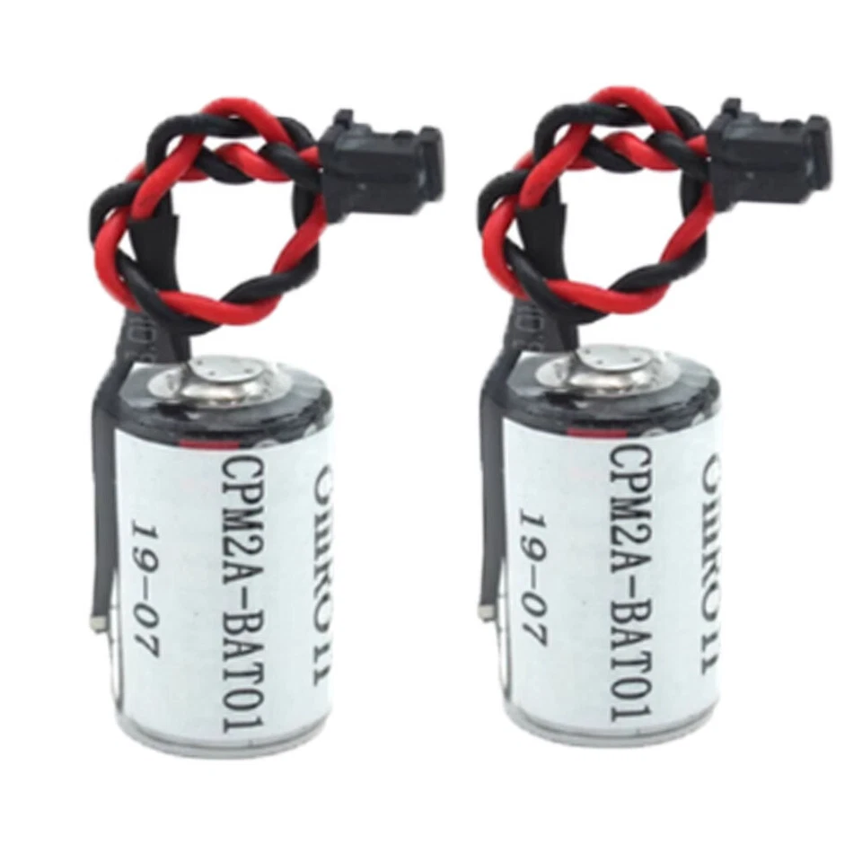8pcs for OMRON CPM2A-BAT01 ER3V 3.6V 1000mAh PLC battery for CNC Systems - Image 2 of 4