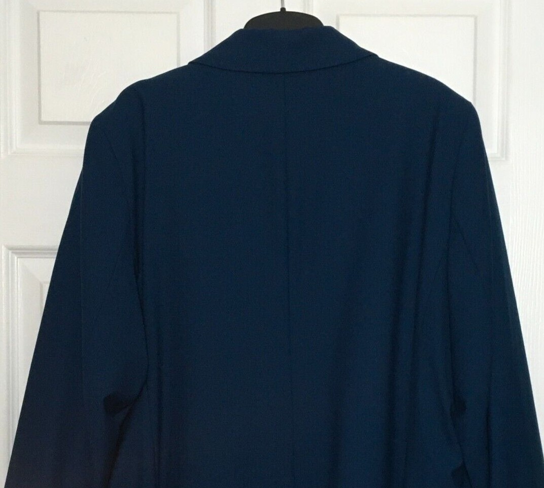 M&S Ladies Jacket Dark Teal Wool Silk Luxury Blend BNWT Marks Autograph