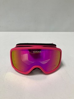 Giro Chico 2.0 Toddler Ski Goggles Pink w/ Sprinkles on Tightening Band