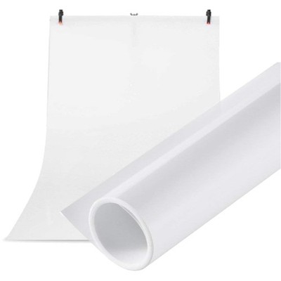 Fotohintergrund PVC Weiß 60x130cm  matte Glatte Studio-Backdrop