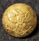 PRE CIVIL WAR SILVERED UNITED STATES  INFANTRY BUTTON ALBERT# GI-79-TYPE