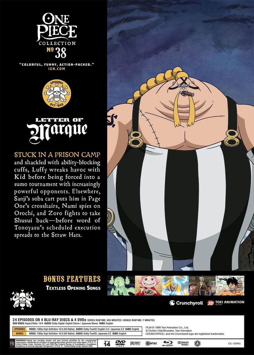 One Piece - Collection 38 [Blu-ray] | eBay