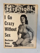 1966 January 10th MIDNIGHT Newspaper, Rosa Dolmai (VRN4)