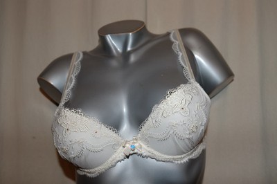 LISE CHARMEL Luxus Push Up Bügel BH ORCHID PARADIS Tüllspitze nacre 75A NEU