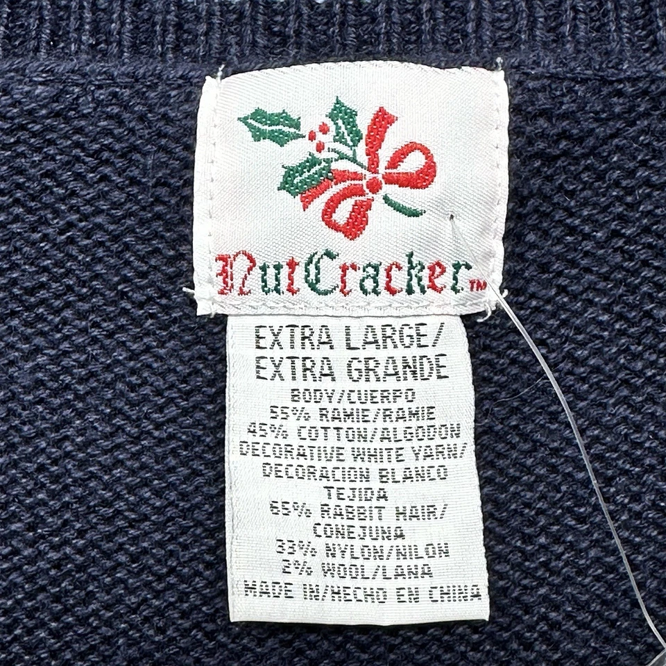 Vintage Nutcracker Christmas Holiday Sweater Vest Winter Women's XL NOS - Image 4 of 4