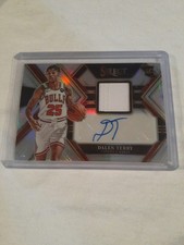 2022-23 Panini Select - Rookie Jersey Autographs Dalen Terry #RJA-DTY Blue Prizm