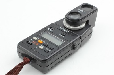 [ EXC+5] Minolta Auto Meter IIIF III F Belichtungsmesser mit REF-Sucher aus...