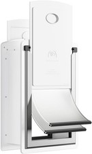 Cat Door for Wall,Energy Efficient Pet Door with Steel Frame,Telescoping Tunnel,
