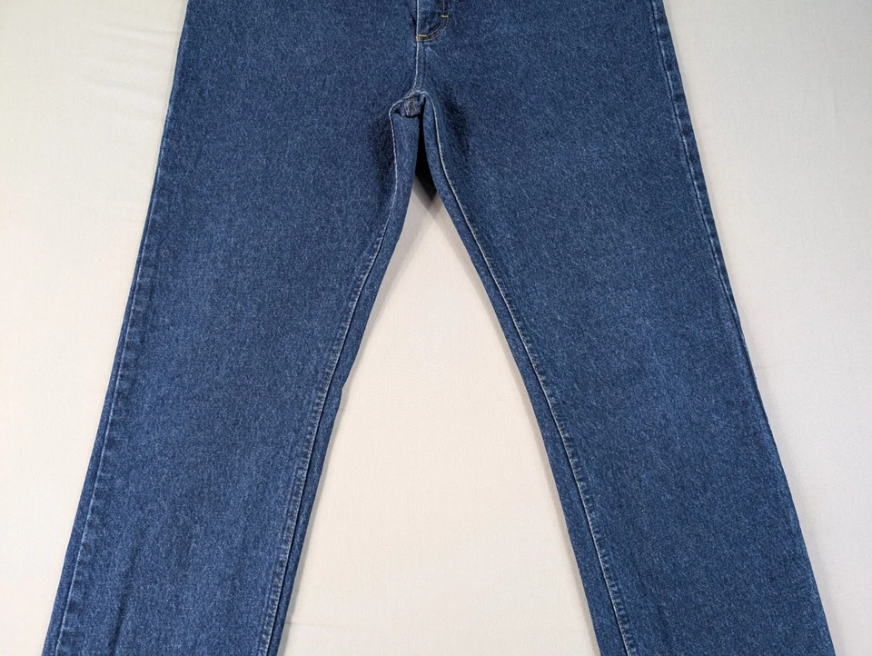 Vintage Lee Jeans Adult 34x35 100% Cotton Denim Blue USA Made Union Stamp* - Image 3 of 4
