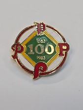 Philadelphia Phillies 100 Years Commemorative Lapel Pin 1883-1983 MLB Baseball