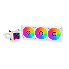 LIANLI Galahad II LCD 360 White Water Cooled CPU Cooler with 360mm, white