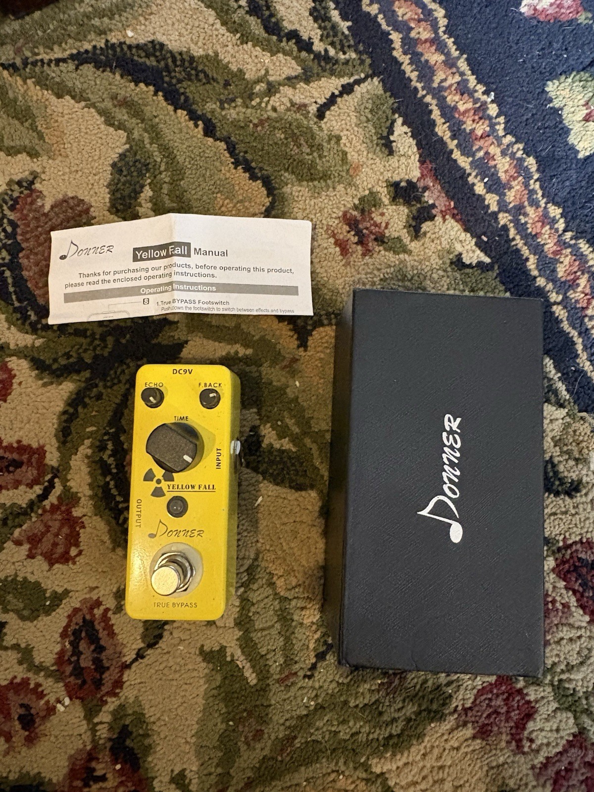 Donner Yellow Fall Analog Delay Guitar Pedal Vintage Effects