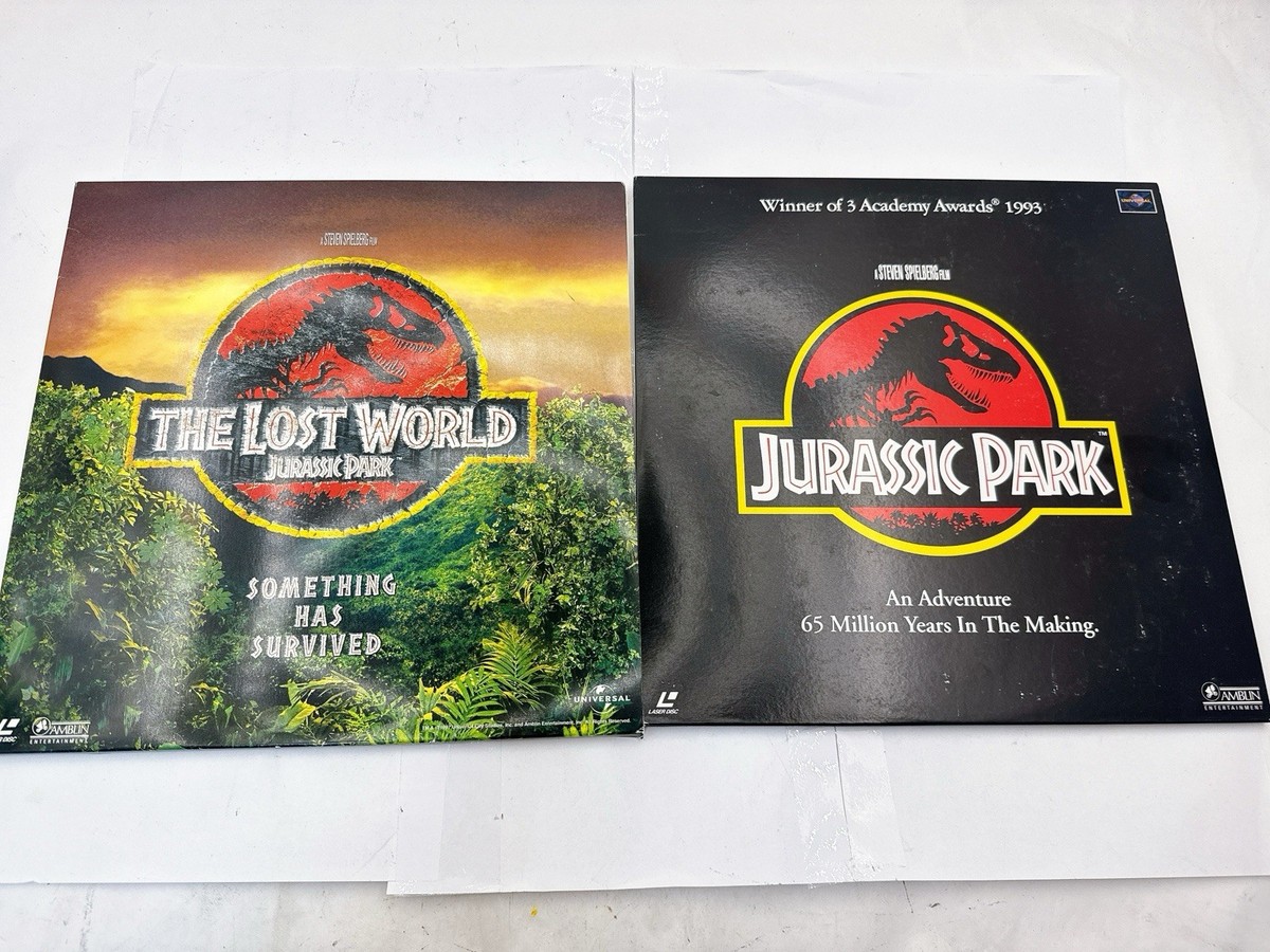 Jurassic Park & The Lost World Lot of 2 LaserDiscs Japan NTSC