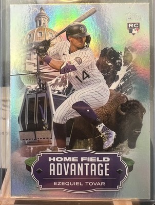 2023 Topps Update Ezequiel Tovar Home Field Advantage RC Rockies #HA-22