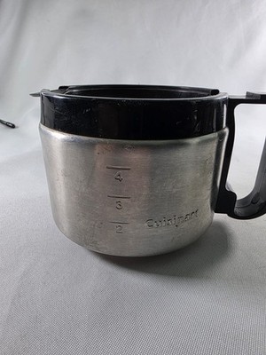 CUISINART DCC-450 Coffee Maker 4 Cup Stainless Steel Carafe Replacement (No Lid)
