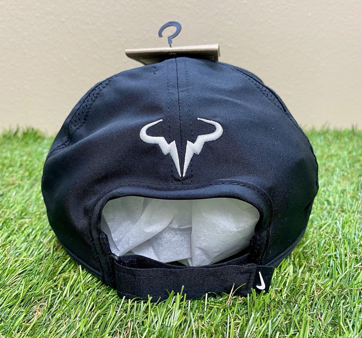 Rafael Nadal x Nike Dri-Fit Black Tennis Club Cap Hat FB5600-010