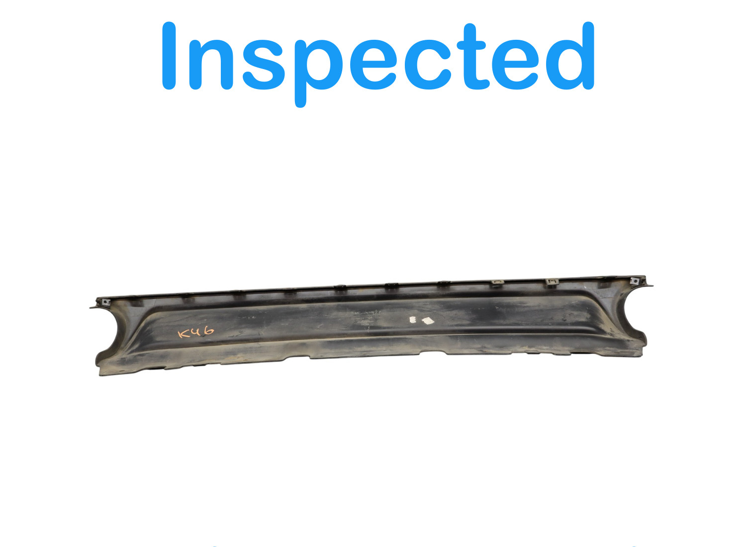 14-19 Maserati Ghibli Rear Bumper Center Lower Molding Trim Panel 670010777 Oem