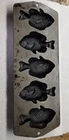 Vintage Lodge 5PP2 Fish Perch Cornbread Muffin Pan Cast Iron