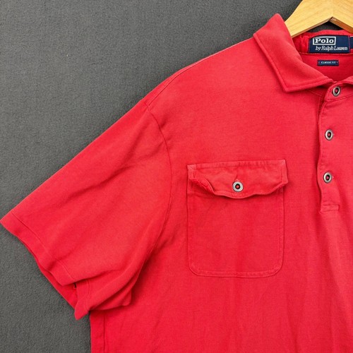 Polo Ralph Lauren Polo Country Camisa De Colección Para Hombres XL Rojo Calce Clásico - Imagen 5 de 14