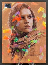 2025 Topps Chrome Star Wars Galaxy 69 JYN ERSO Atomic Refractor 029/150