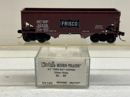 Micro trenes Kadee escala N MTL 55180 Frisco SLSF 91735 tolva | Condition: New