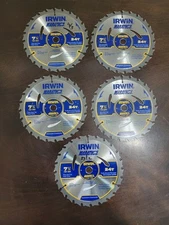 Irwin MARATHON  24030 Circular Saw Blade 24T 7-1/4 (Pack of 5) 