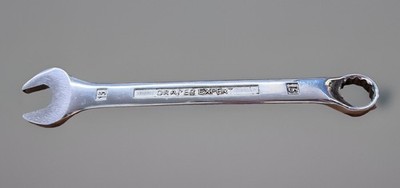 Draper Expert 15mm Hi-Torq Chrome Vanadium Hardened Steel Combination Spanner