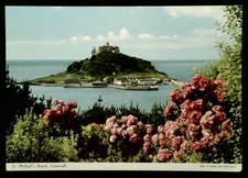 St. Michael's Mount Cornwall Photochrome Postcard by John Hinde